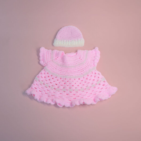 Robe et bonnet fille – Image 2