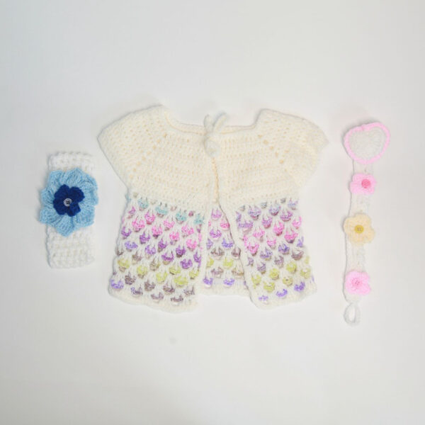 Gilet bandeau et attache tétine